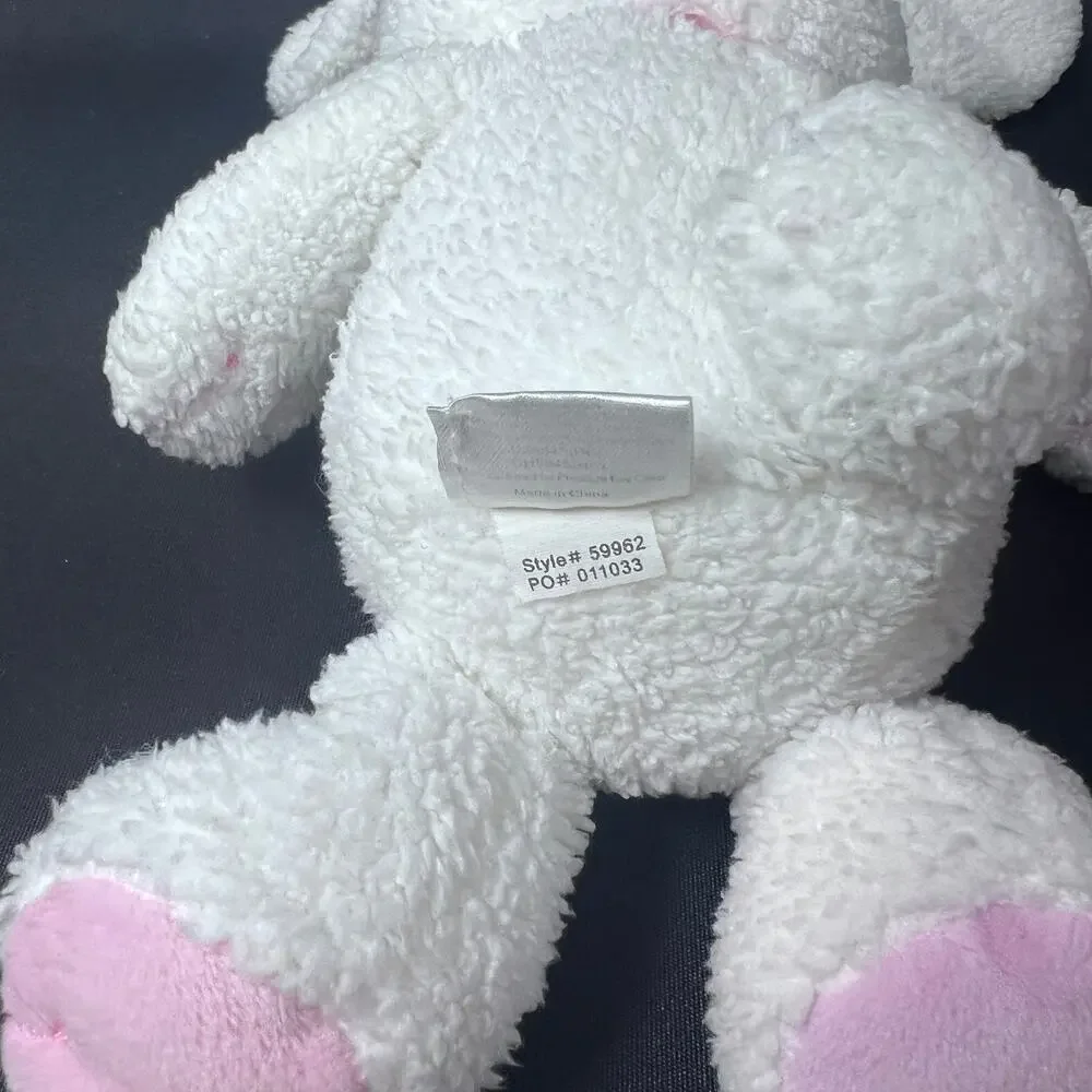 Carters White Bunny Plush 9